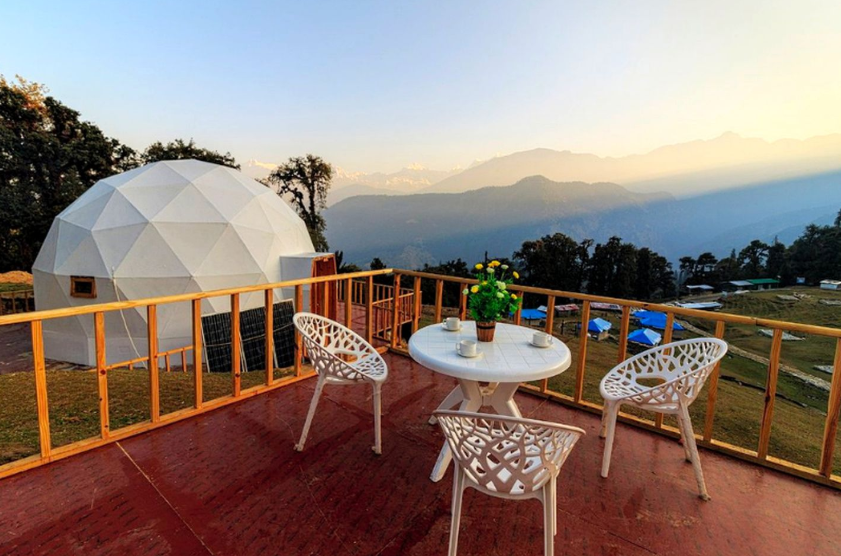 View of Buy Luxury living Dome in Almora Uttarakhand - Guaranteed Rental Return Property