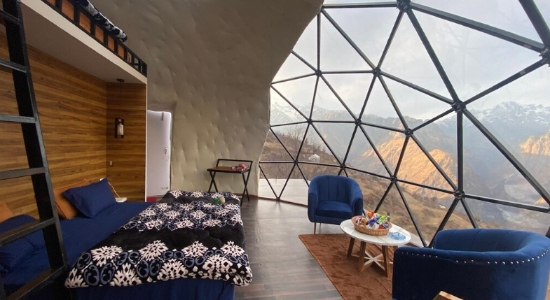 View of Buy Dome Investment Opportunity in Almora, Uttarakhand – Guaranteed Rental Returns