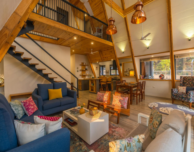 View of Globstay Amoda Sari Project – Buy 4-BHK Villas in Almora, Uttarakhand with Guaranteed Rental Returns
